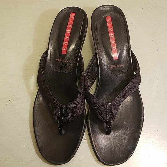 AUTHENTIC PRADA SANDALS - Picture 7 of 8